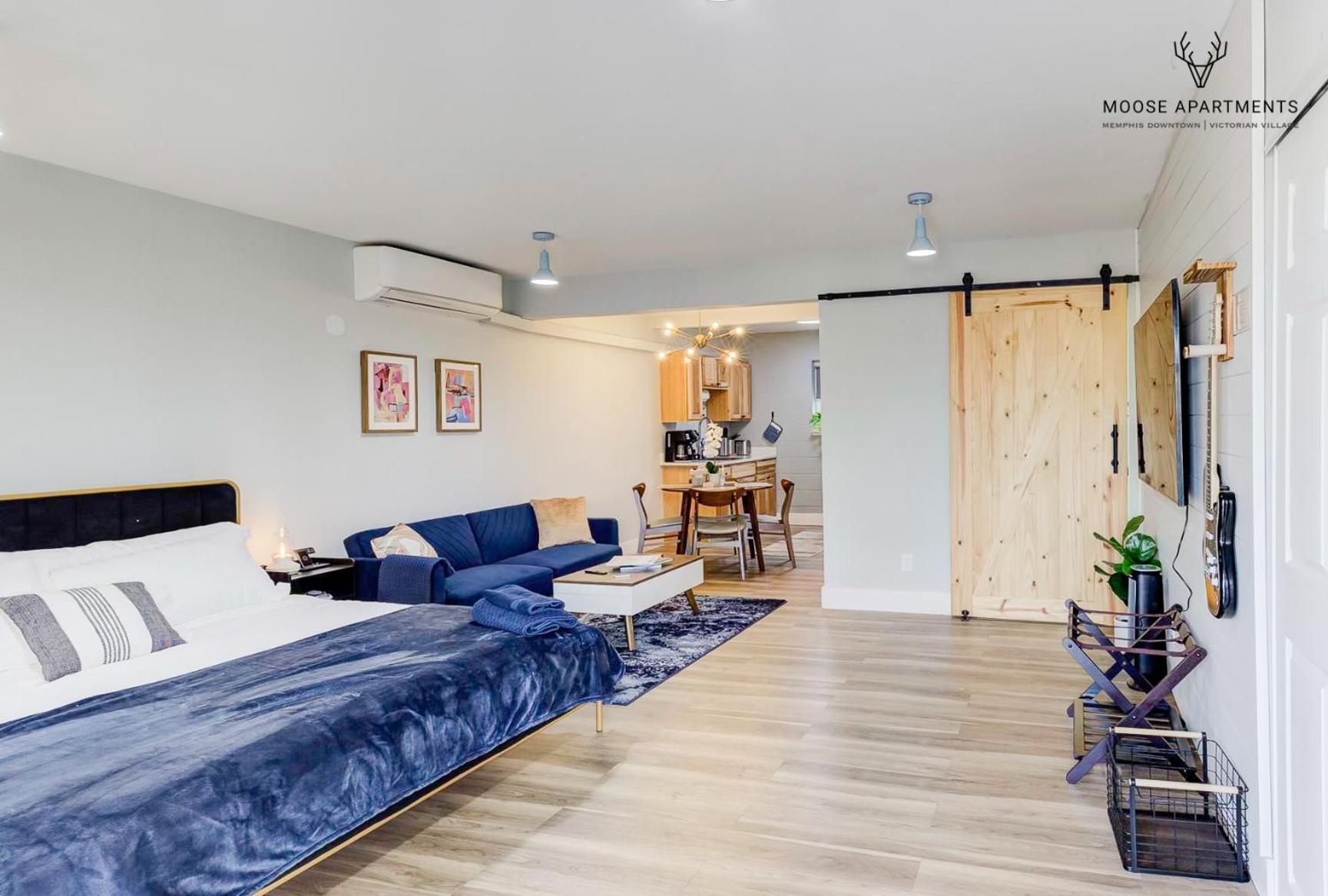 Appartement The Moose #9 - Brand New Luxe Modern Loft With Free Parking, King Bed & Fast Wifi à Memphis Extérieur photo