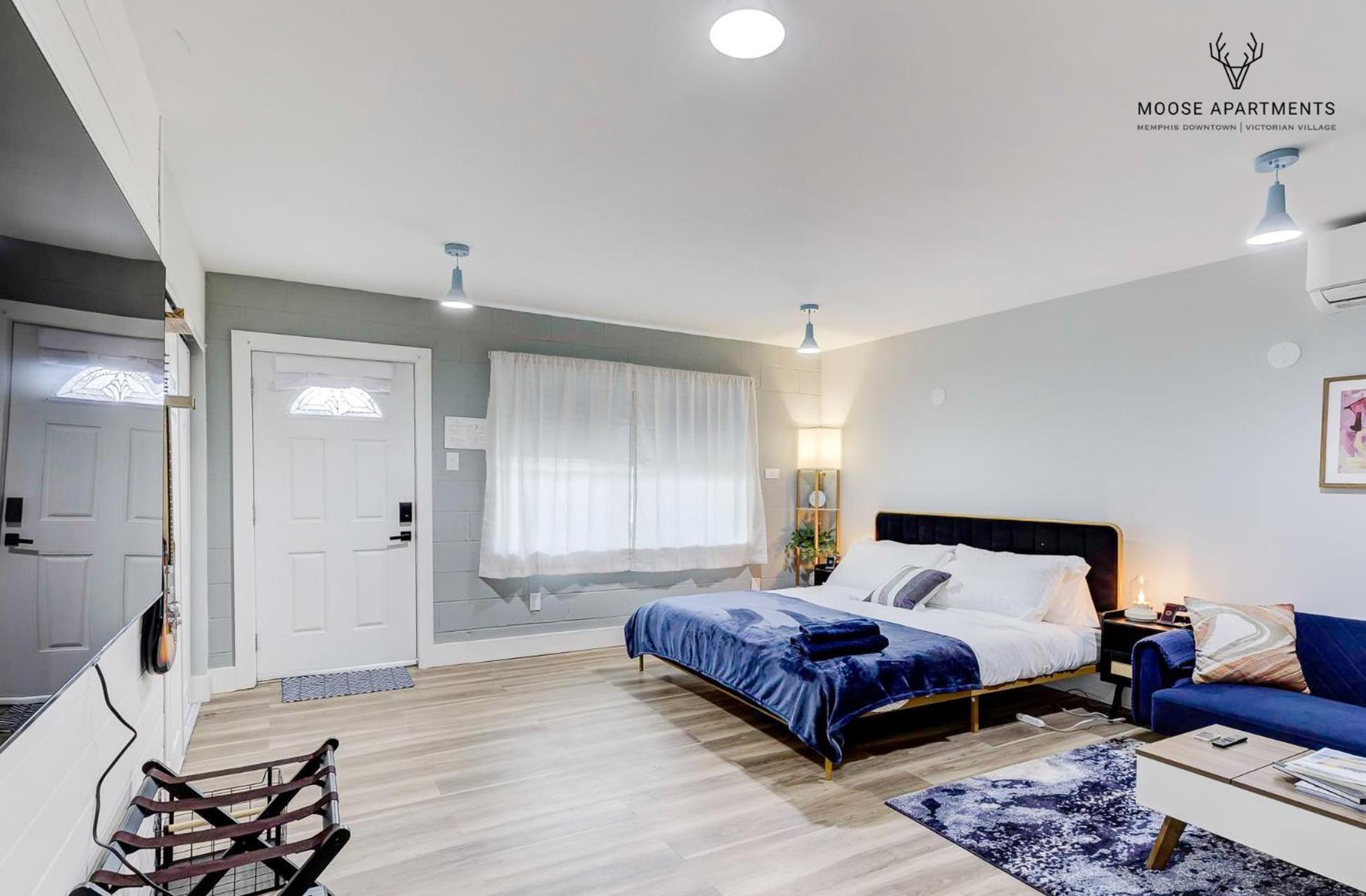 Appartement The Moose #9 - Brand New Luxe Modern Loft With Free Parking, King Bed & Fast Wifi à Memphis Extérieur photo